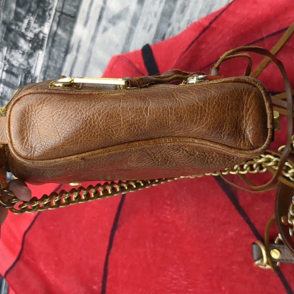 Rebecca Minkoff brown leather and gold bag - Picture 12 of 16